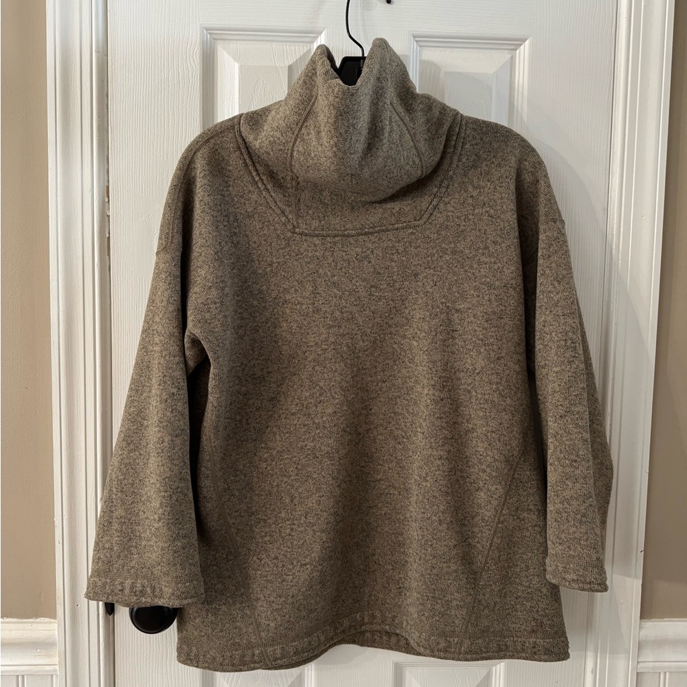 Stio Taupe Women's Cowl Neck Sweater